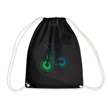 VTT Cycliste Cycliste Femme Mountainbik - Sac de sport léger - noir - Devant