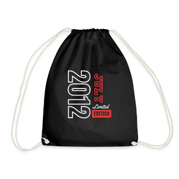 Jubiläumsgeschenk - Limitierte Auflage Juli 2012 - Turnbeutel - Schwarz - Vorne