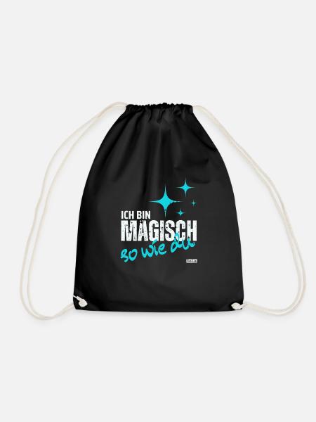 Ich bin Magisch, so wie du - Turnbeutel - Schwarz