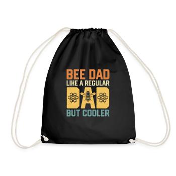 Bee Dad Like A Regular Dad But Cooler Beekeeper - Turnbeutel - Schwarz - Vorne