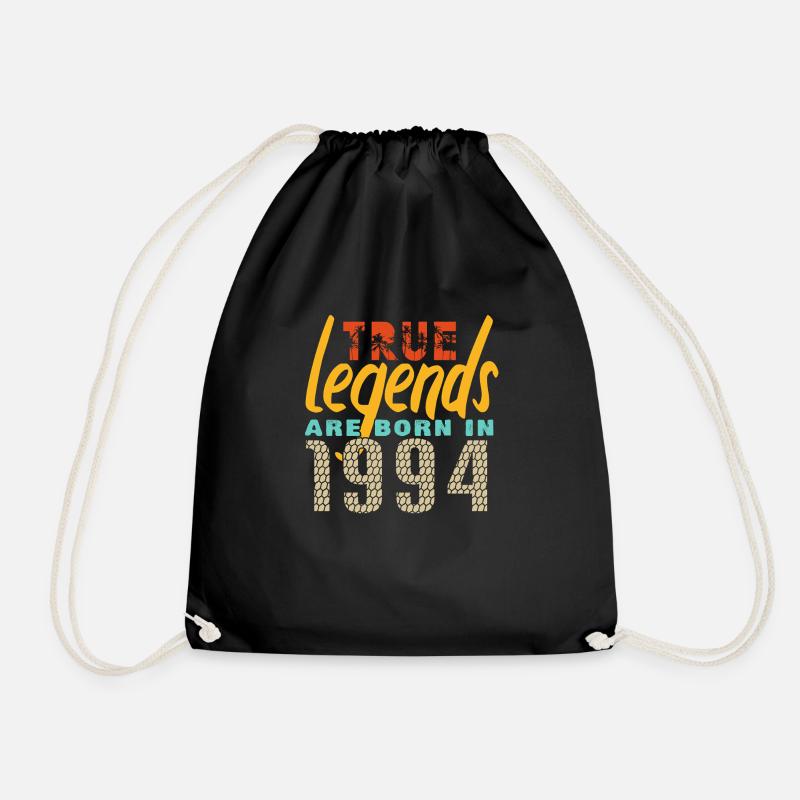 Die True Legends wurden 1994 geboren. Jahr 2025. - Turnbeutel - Schwarz
