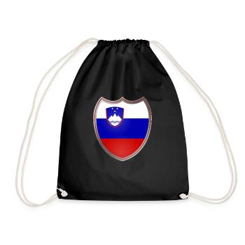 Slovénie (Slovénie _Wappen) - Sac de sport léger - noir - Devant