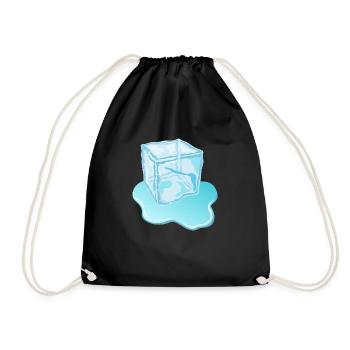Motif / Designer - Drawstring Bag - black - Front