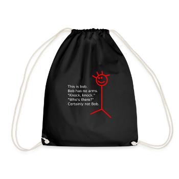 c’est bob - Sac de sport léger - noir - Devant