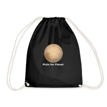 Pluton pour la planète - Sac de sport léger - noir - Devant