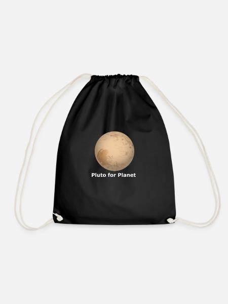 Pluto for Planet - Turnbeutel - Schwarz