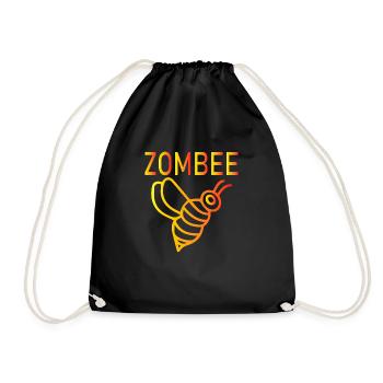 Fun Fun Funny - Drawstring Bag - black - Front