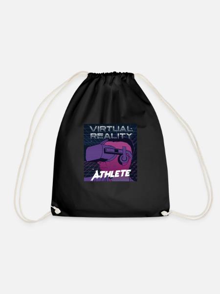 Virtual reality athlete augmented reality Shirts - Turnbeutel - Schwarz