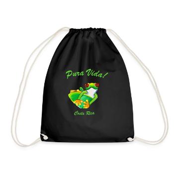 Pura Vida - Sac de sport léger - noir - Devant
