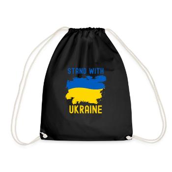 Ukraine - Sac de sport léger - noir - Devant
