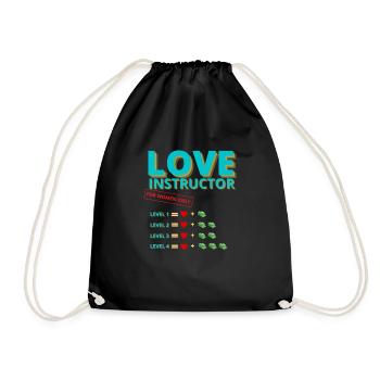 Love instructor for women only - Sac de sport léger - noir - Devant