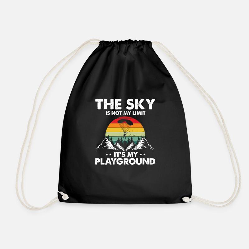 Le ciel n’est pas ma limite, c’est mon terrain de jeu cool - Sac de sport léger - noir