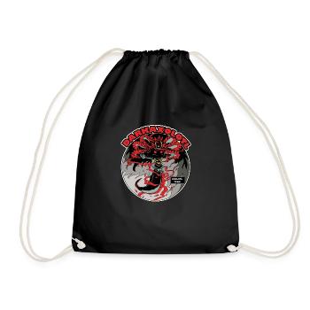 Darkaxolotl - Drawstring Bag - black - Front