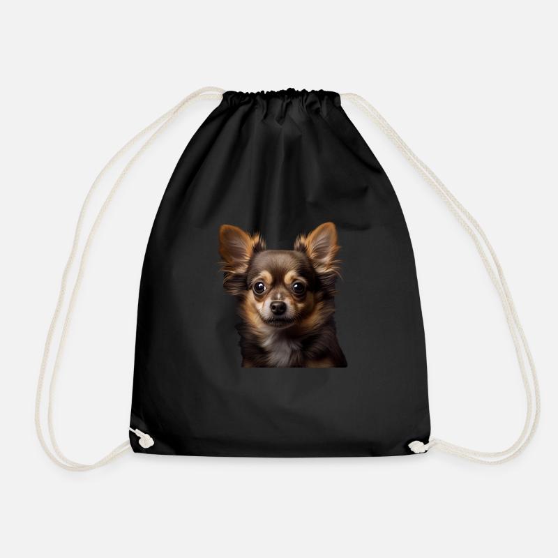 Cute Chihuahua - Idée cadeau pour - Sac de sport léger - noir