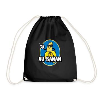 Au Banan Wa - Turnbeutel - Schwarz - Vorne
