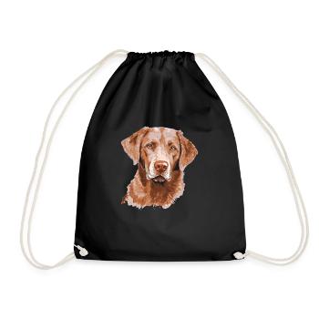 Chesapeake Bay Retriever - Turnbeutel - Schwarz - Vorne