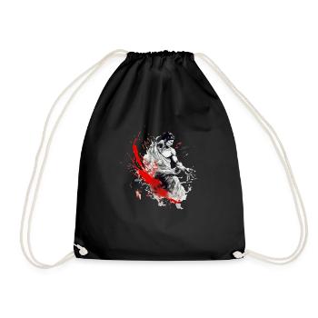 The fighter - Drawstring Bag - black - Front