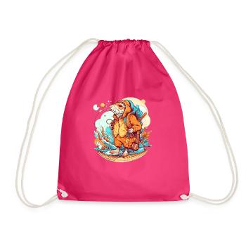 L’aventure du rat-taupe commence maintenant - Sac de sport léger - fuchsia - Devant