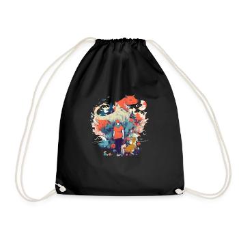 A surreal world - Drawstring Bag - black - Front