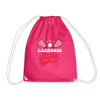 Joueuse de gardienne de but fan de l’équipe de crosse maman - Sac de sport léger - fuchsia - Devant