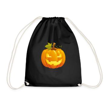Pumpkin Halloween - Drawstring Bag - black - Front