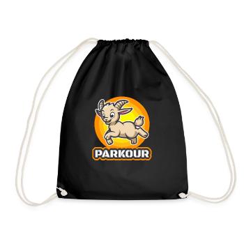Koza Parkour - Drawstring Bag - black - Front