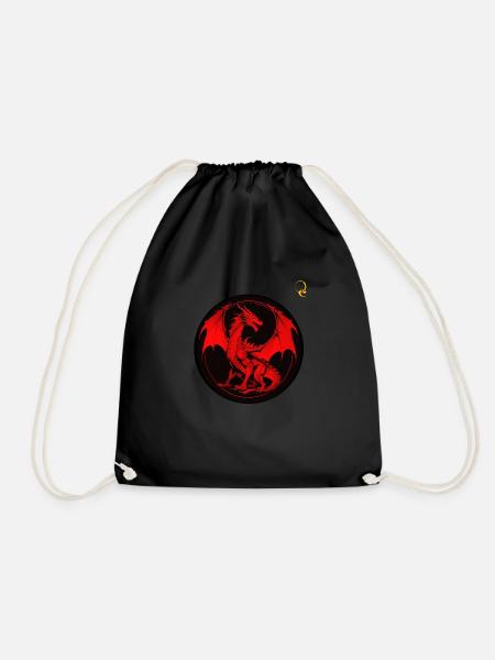 DRAGON-NETZWERK - Turnbeutel - Schwarz