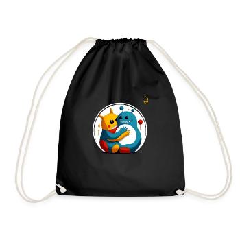 MOSTIQUEMENT HEUREUX - Sac de sport léger - noir - Devant