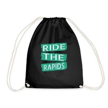 Statement Bday Exhilarating Activities - Drawstring Bag - black - Front