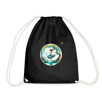 THE FAIRY - Drawstring Bag - black - Front