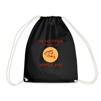 L’amour de la tarte aux pommes, dessert exquis - Sac de sport léger - noir - Devant