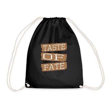 Dictons Créations culinaires Façonner le destin Présent - Sac de sport léger - noir - Devant