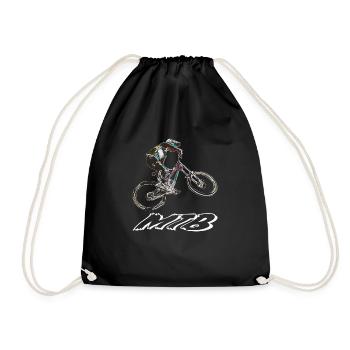 vtt descente - Sac de sport léger - noir - Devant