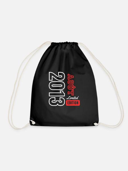 Limited Edition Birthday Gift August 2013 - Drawstring Bag - black