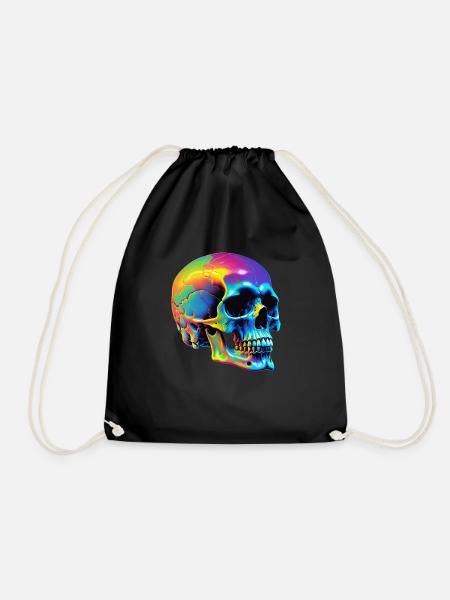 Skull - Turnbeutel - Schwarz