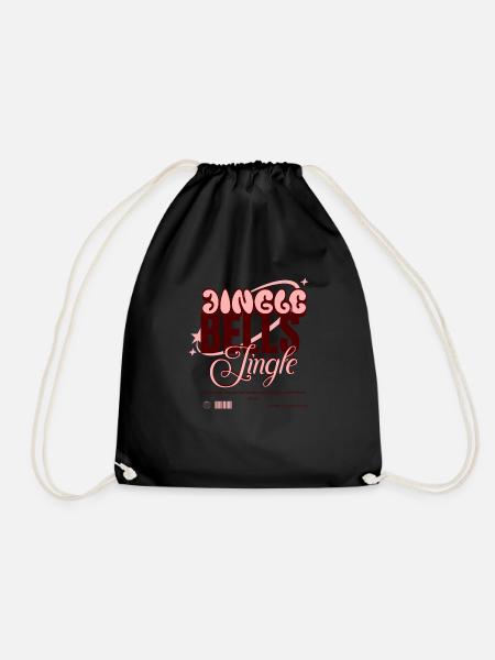 Jingle Bells - Turnbeutel - Schwarz