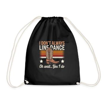 Rythme et humour combinés - Sac de sport léger - noir - Devant