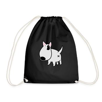 bully_illu_backside_3c - Turnbeutel - Schwarz - Vorne