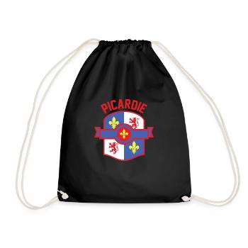 Picardie Blason - Sac de sport léger - noir - Devant