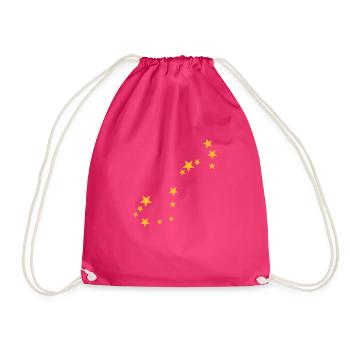 Scorpio constellation - Drawstring Bag - fuchsia - Front
