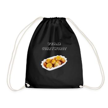Team Currywurst - Turnbeutel - Schwarz - Vorne