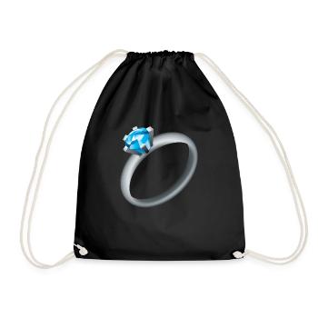 Smiley Ring - Sac de sport léger - noir - Devant