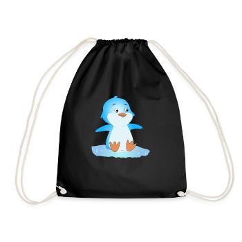 Penguin - Turnbeutel - Schwarz - Vorne