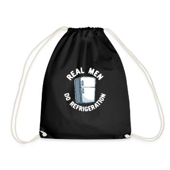 Cadeau drôle de mécanicien en réfrigération ingénieur en réfrigération - Sac de sport léger - noir - Devant