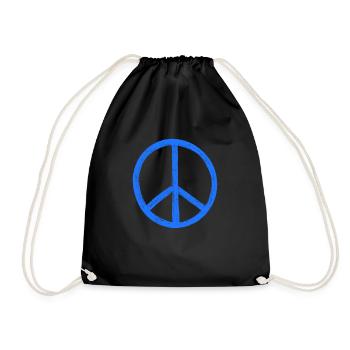signes de paix - Sac de sport léger - noir - Devant