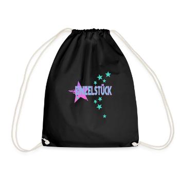 einzelstück legendär aesthetic babygirl top trend - Turnbeutel - Schwarz - Vorne