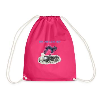 never count electric sheep - Turnbeutel - Fuchsia - Vorne