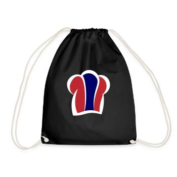 Chapeau de chef thaïlandais Cuisine Chef thaïlandais - Sac de sport léger - noir - Devant