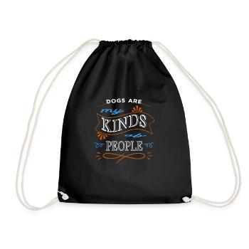 present idea animal rights awesome veganism - Turnbeutel - Schwarz - Vorne