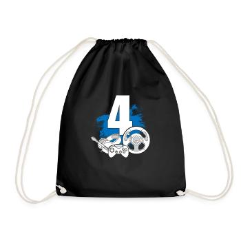 Contrôleur de jeu 4 ans joueur vidéo - Sac de sport léger - noir - Devant